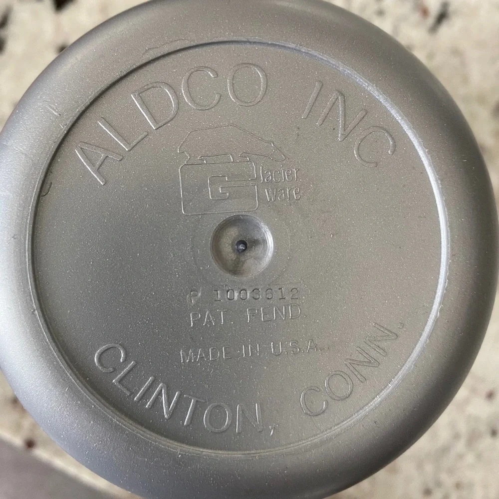 VTG 1950s Glacier Ware Pitcher Cooler By Aldco Inc